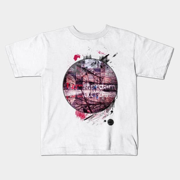 amsterdam photo and digital painting illustration Kids T-Shirt by myyylla